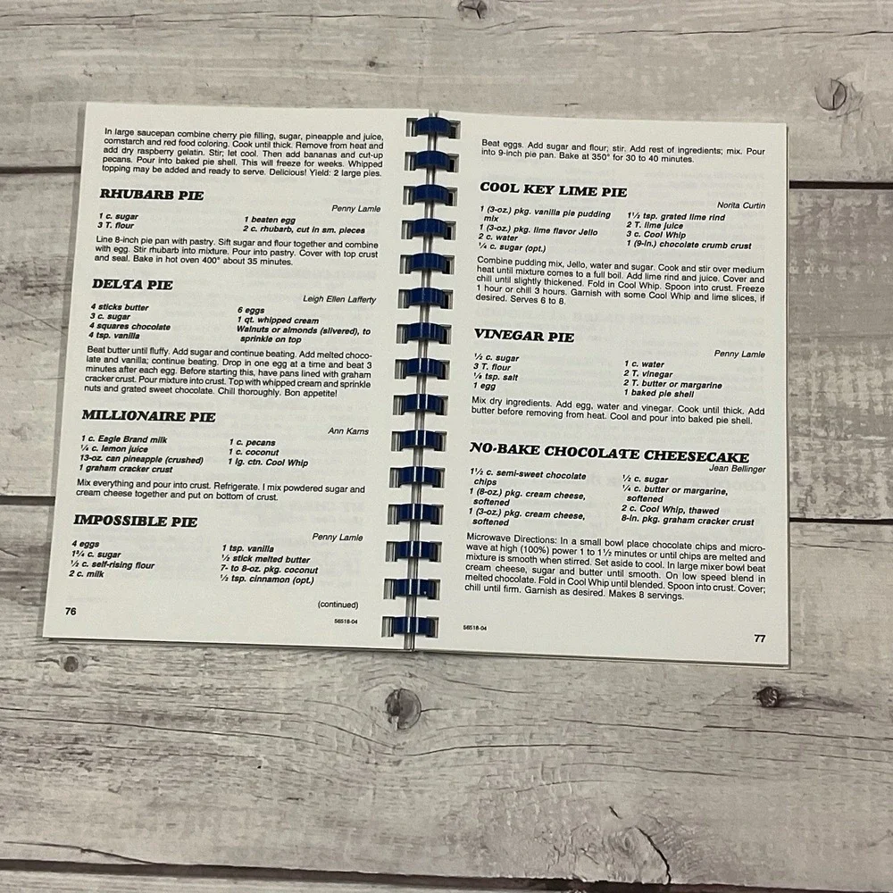 Sharing Our Best Recipes Cookbook Watonga Kiwanis Club 2004 Oklahoma